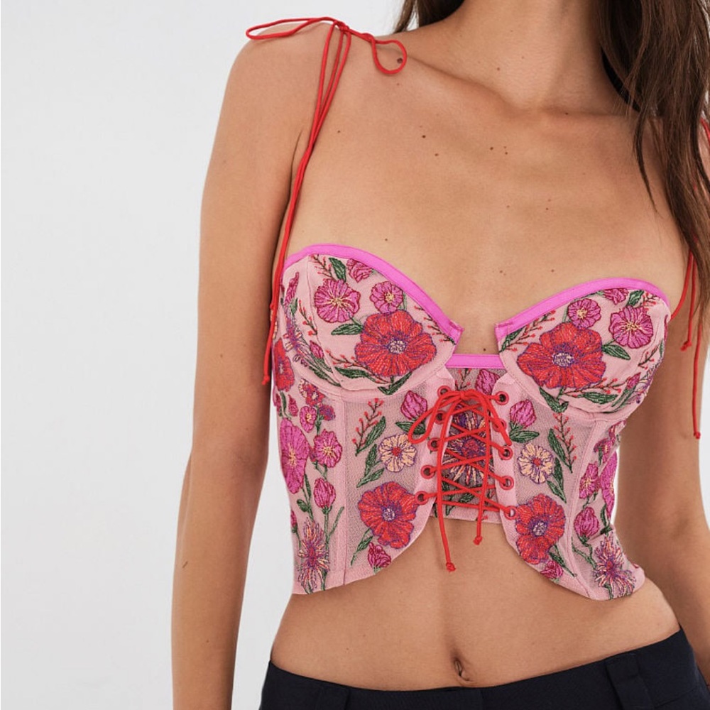 For Love and Lemons Kaylee Crop Top